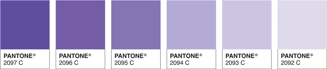 Pantone Associates The Dramatically Provocative Purple - Colorfulness (1245x338), Png Download