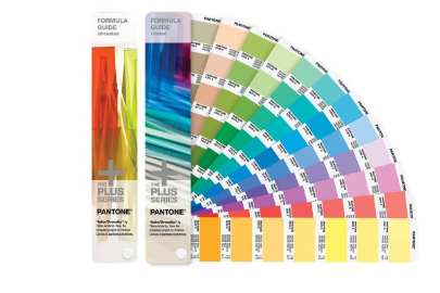 2018 Pantone Guide 2-book Set - Pantone Plus Series Formula Guide Solid Coated (404x395), Png Download