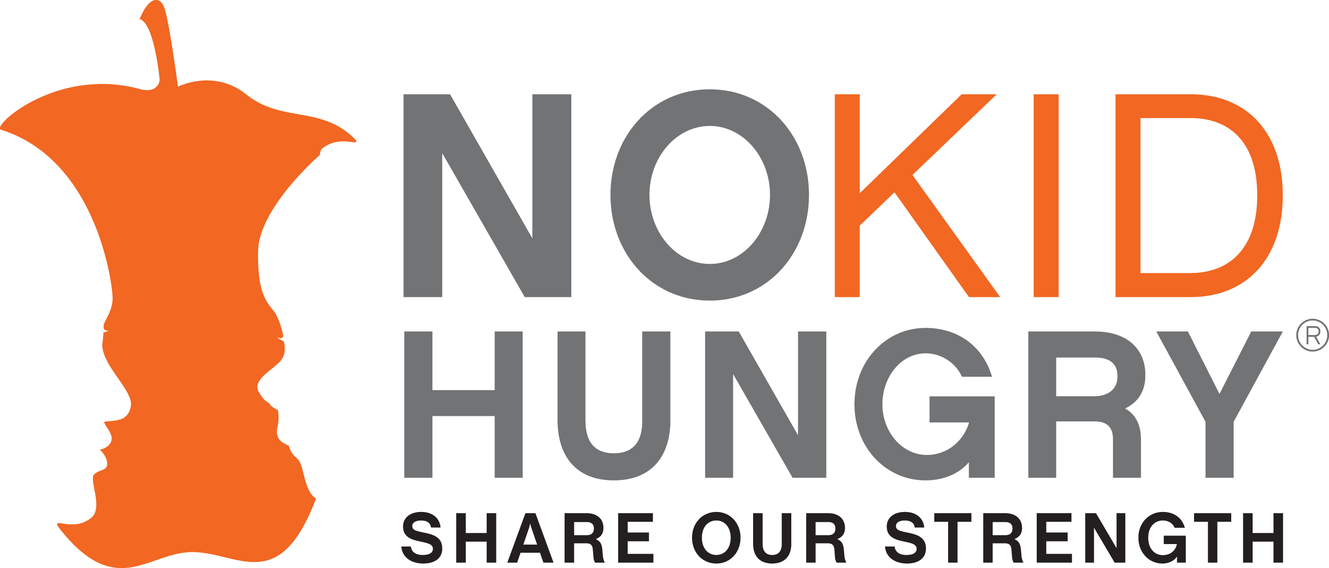 Nkh Share Our Strength - No Kid Hungry Logo (2610x1116), Png Download