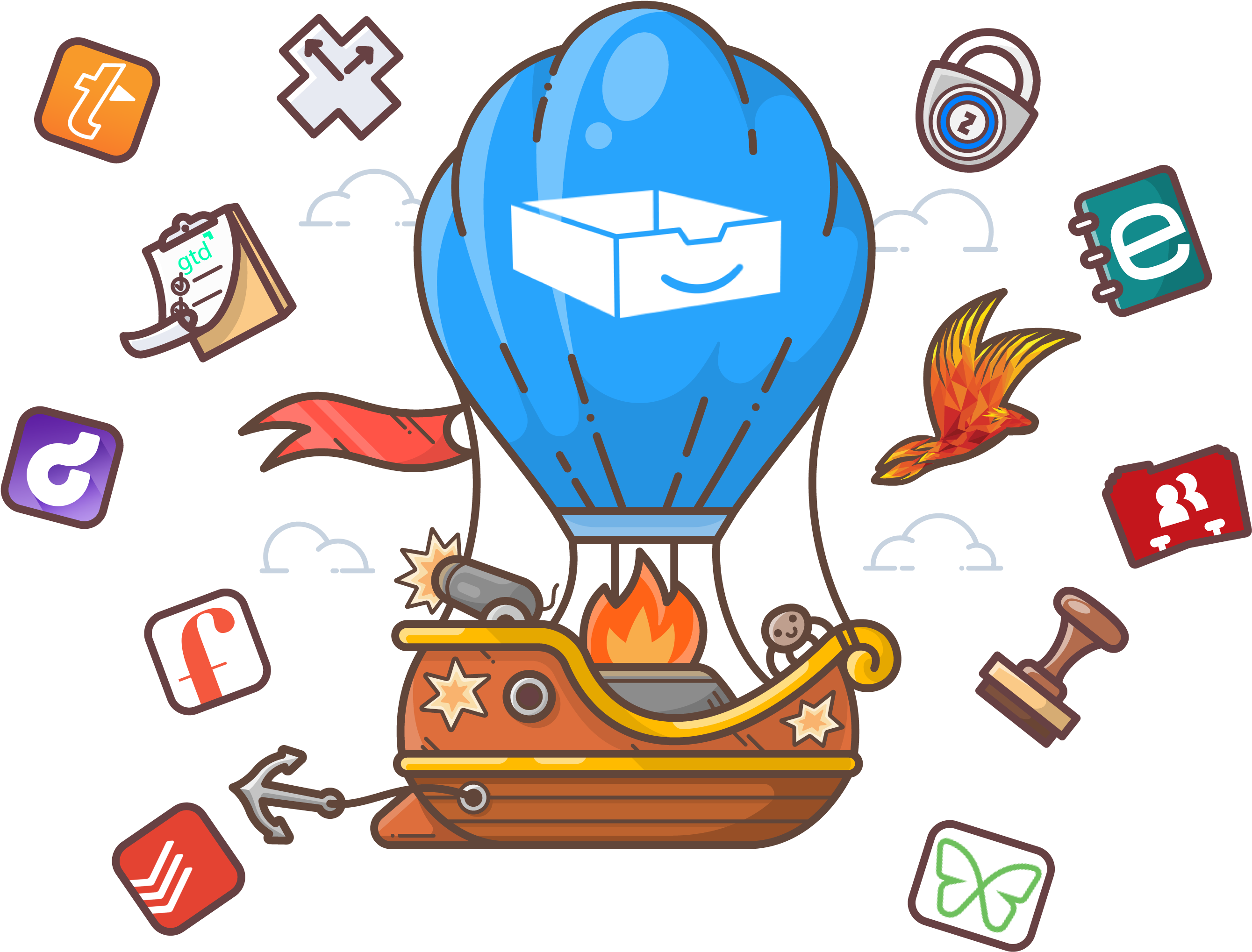 Sanebox (1000x783), Png Download