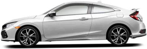 White Orchid Pearl - Honda Civic Sport Touring 2018 (500x256), Png Download