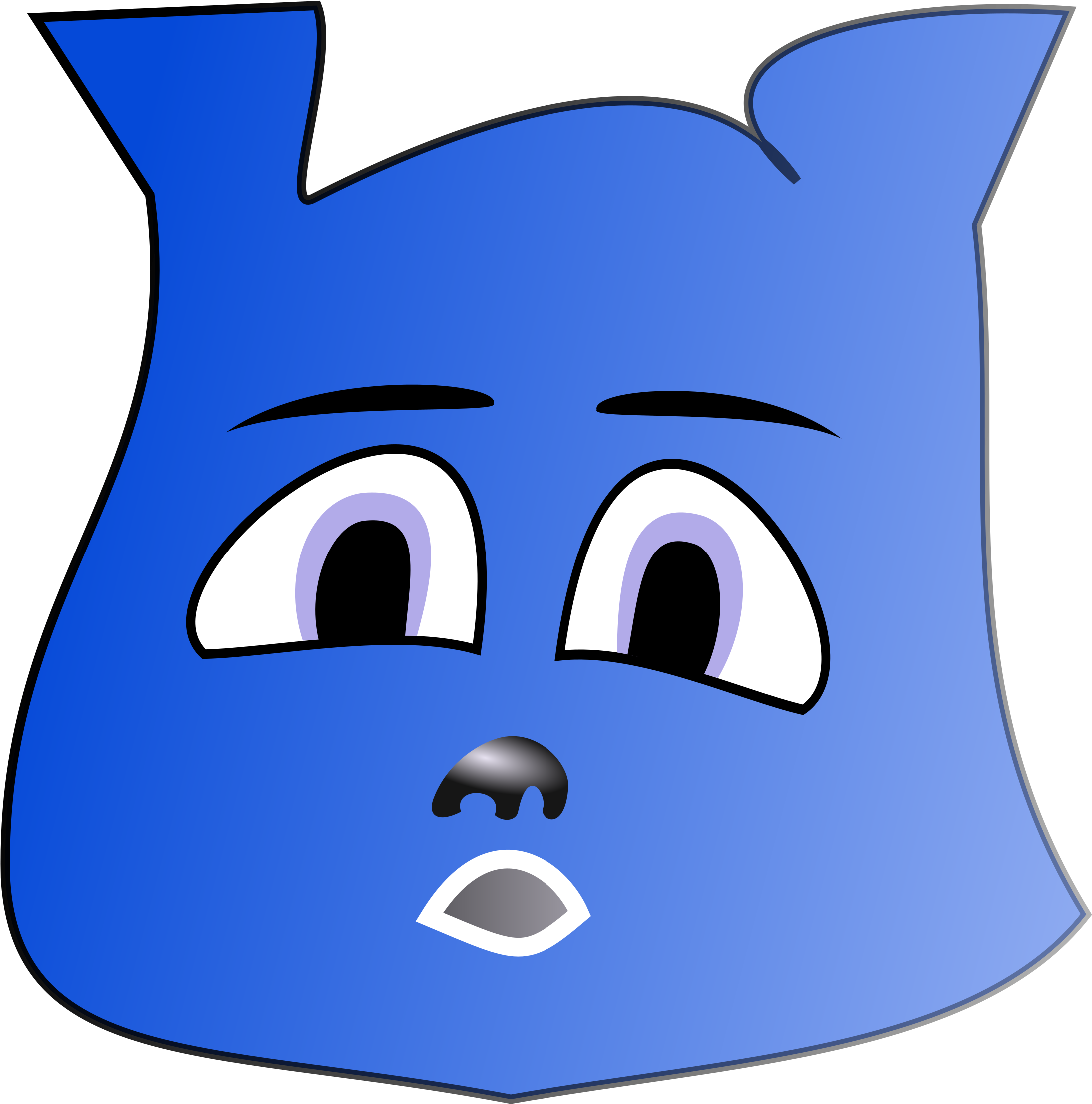 This Free Icons Png Design Of Emotion Worried (2400x2400), Png Download