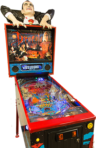 Bram Stoker's Dracula - Dracula Pinball (349x500), Png Download