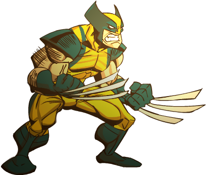 I Got A Chance To Play Marvel Vs Capcom 3 Last Week - Marvel Vs Capcom Wolverine (500x500), Png Download