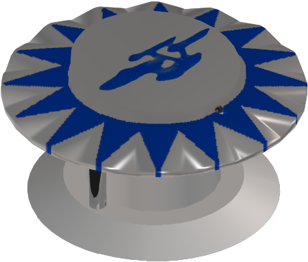 Pop Bumper - Pinball Parts (516x436), Png Download