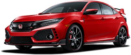 Rallye Red Rallye Red Rallye Red - 2018 Honda Civic Souped Up (500x256), Png Download