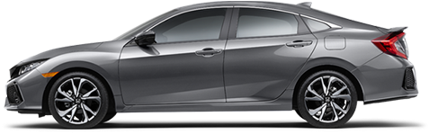 Civic Si Sedan - Honda Civic Coupe 2019 (500x240), Png Download