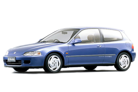 Honda Civic 3 Door Hatchback 1992 1996 - Honda Civic 1996 3 Door (450x300), Png Download