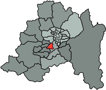 Comuna Calera De Tango - Mapa Comuna Peñaflor (400x360), Png Download