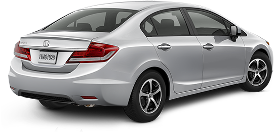 2015 Honda Civic Se Rear - 2015 Honda Civic Premium (550x450), Png Download