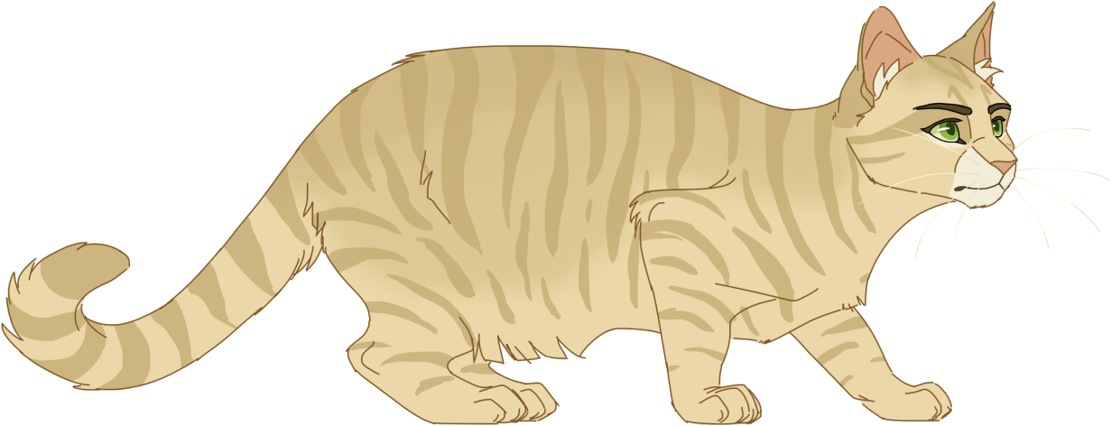 100 Warrior Cats Challenge - Sandstorm Warrior Cats Design (1280x536), Png Download