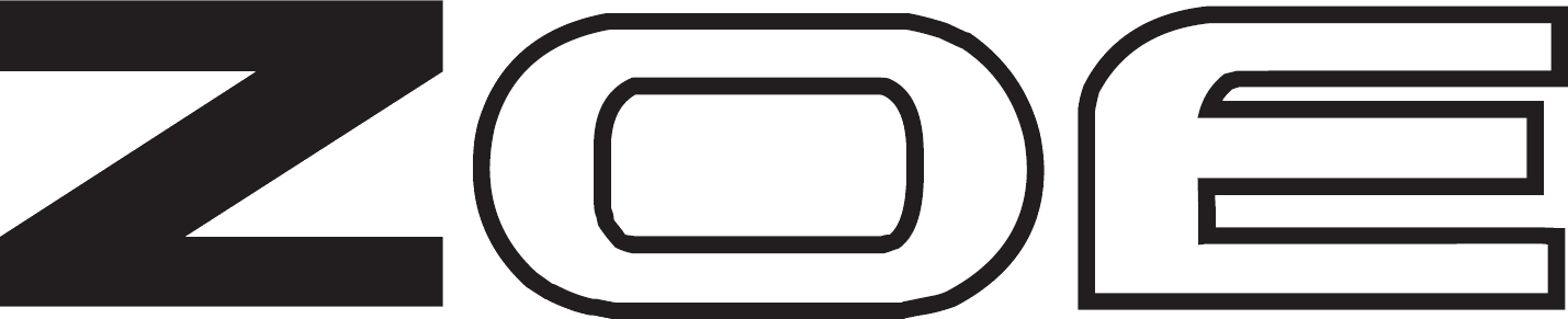 Zoe Strollers - Transparent Zoe Name Black (1429x291), Png Download