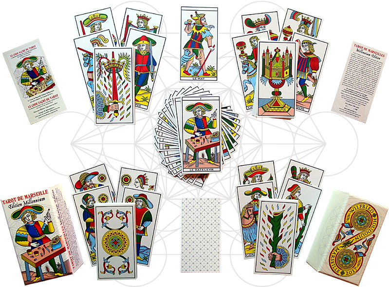 The Tarot Of Marseilles Millennium Edition - Tarot De Marseille Edition Millennium (800x596), Png Download