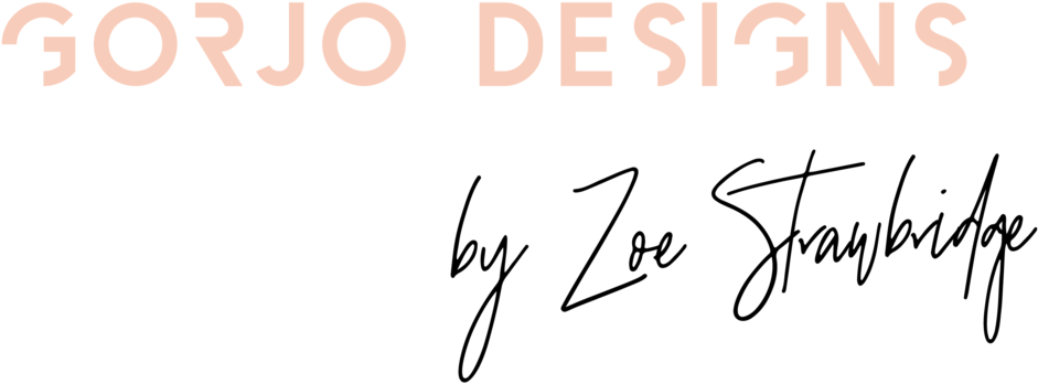 2 Gorjo Designs Logo By Zoe Strawbridge Signature Included - Design (1000x377), Png Download