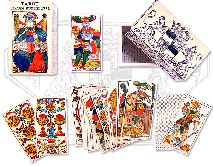 Tarot Of Marseilles Heritage - Claude Burdel Tarot Of Marseilles (700x545), Png Download