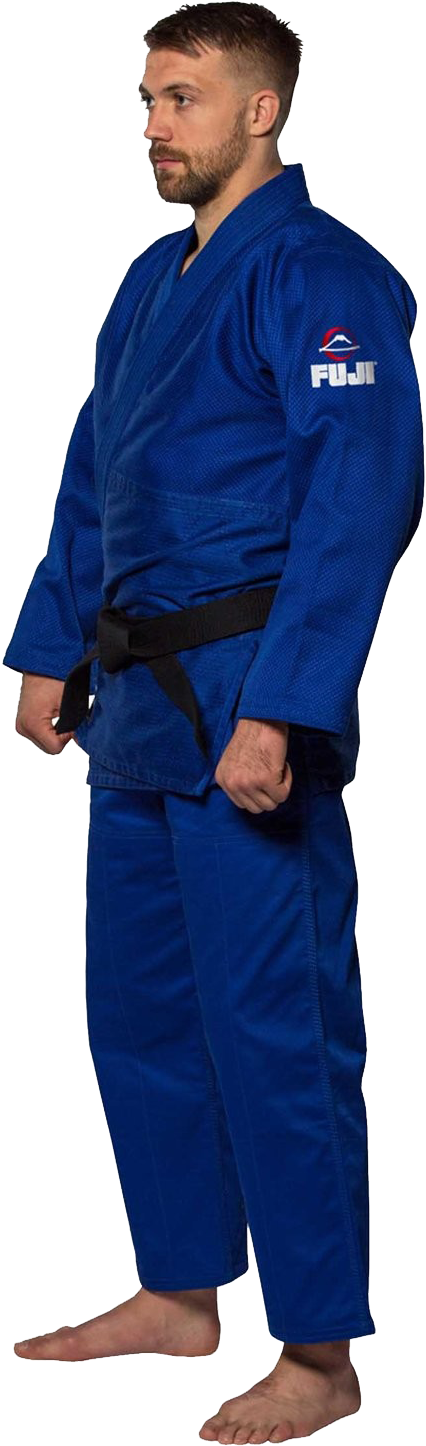 Fuji Judo Gis Standard Single Weave Jacket, Pants, - Fuji Single Weave (750x1500), Png Download