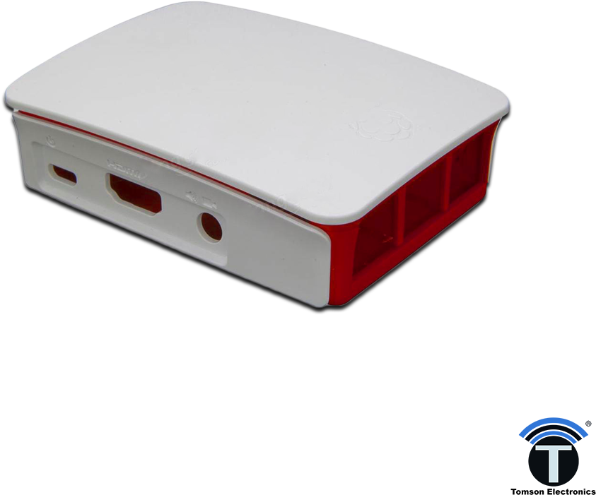 Raspberry Pi 3 B Case, Red, White - Raspberry Pi 3 Case Png (1024x1024), Png Download