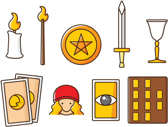 Tarot Clipart Vector - Tarot Icon (700x490), Png Download