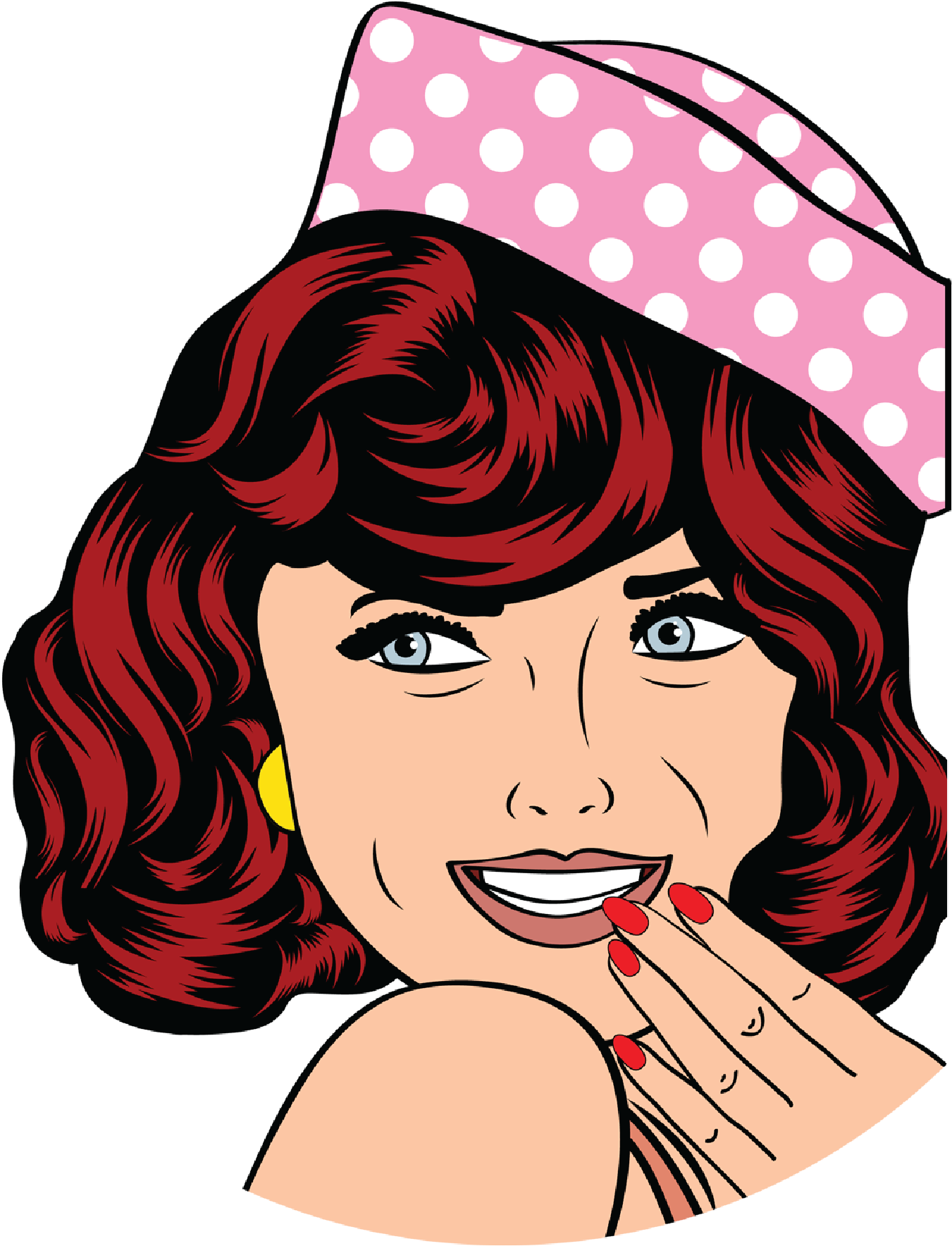"hi, I'm Zoe - Art Print: Andreea's Pop Art Illustration (1935x1935), Png Download