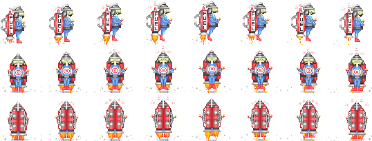 Sprite Clipart 8bit - Cartoon (555x217), Png Download