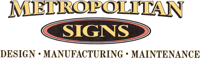 Metropolitan Signs Inc (700x201), Png Download