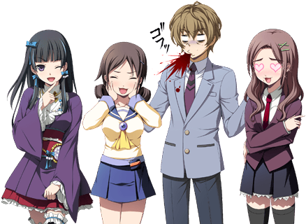 Corpse Party 2u Busts Credit To Jackkel Dragon Http - Cartoon (500x360), Png Download