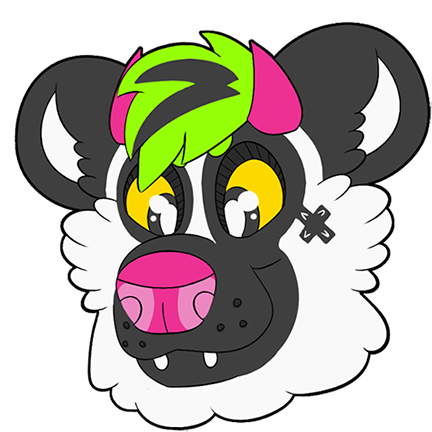 8bit-monsterpanda 8headshot - Bit (450x450), Png Download