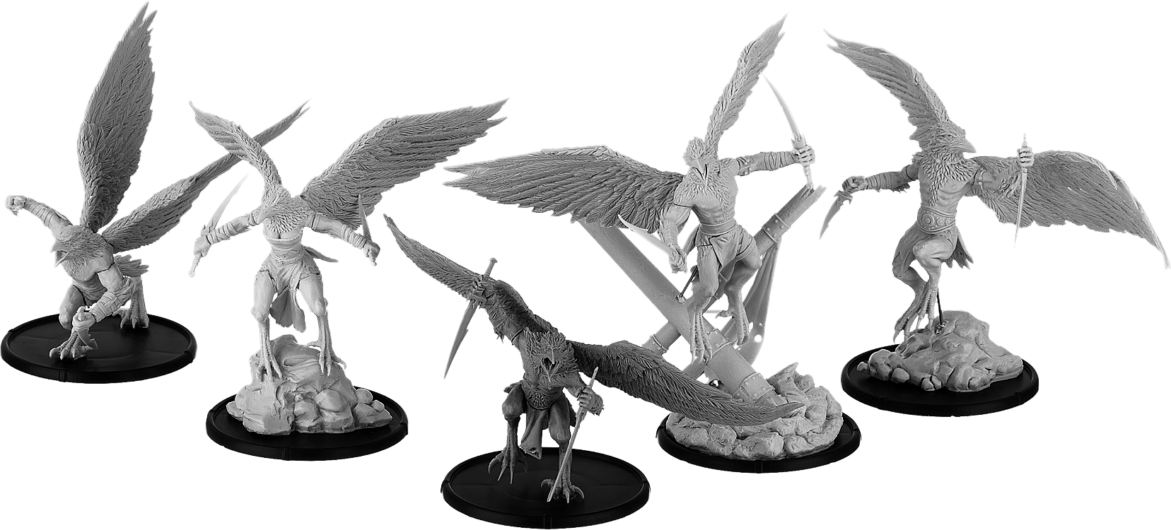 Corpse Takers, Hrafnmann Unit - Malifaux Carrion Emissary Size (1656x750), Png Download
