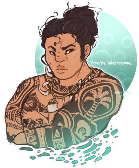 Maui Is Bae ノ - Maui Demigod (500x619), Png Download