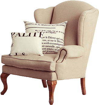 Armchair Png Pic - French Wing Back Chair (400x400), Png Download