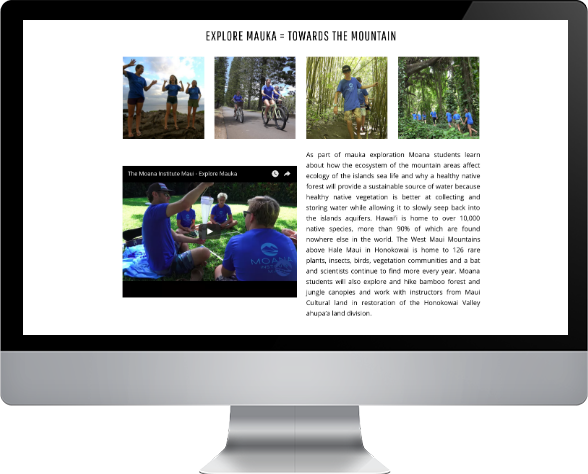 Online Shop Moana High School Maui Web Design - Joomla (588x474), Png Download