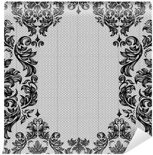 Baroque Seamless Vintage Lace Background Wall Mural - Necklace Love-t-shirts Women (400x400), Png Download