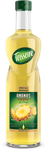 Ananas Teis Barman Pineapple 70cl Png - Teisseire Caramel Coffee Syrup 1 Litre (346x535), Png Download