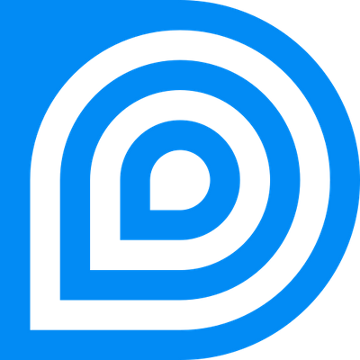 Dropzone Logo - Circle (400x400), Png Download