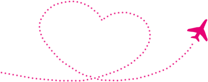 A Secondary Benefit Of These New Generation Widebodies - Plane With Heart Png (724x287), Png Download