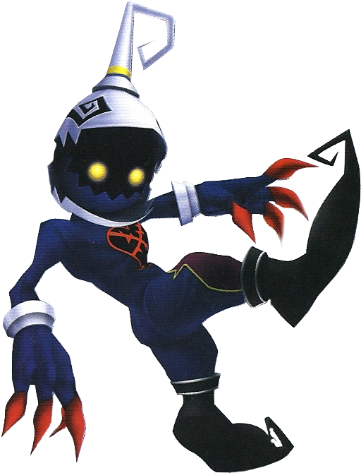 A Regular Soldier - Kingdom Hearts Soldier Heartless (532x685), Png Download