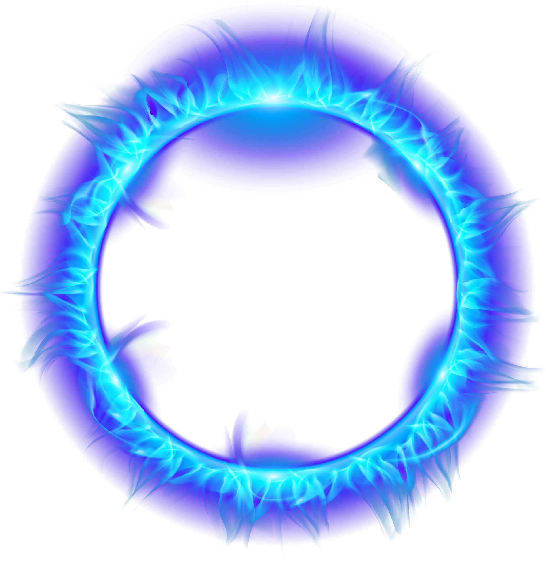 15 Blue Ring Png For Free Download On Mbtskoudsalg - Blue Flame Circle Png (2000x2000), Png Download