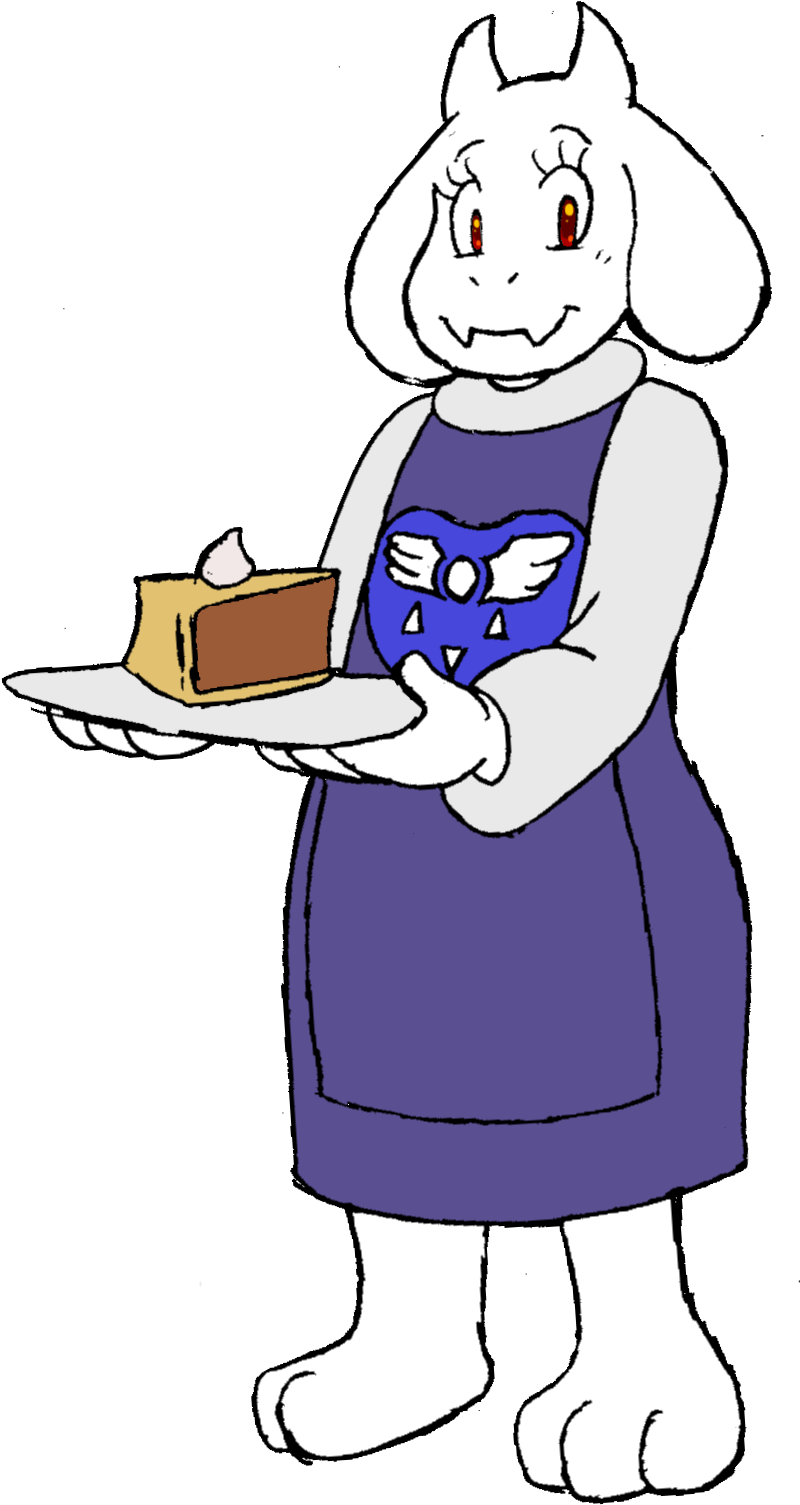Drawn Background Undertale - Toriel Mii (887x1549), Png Download