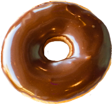Donuts - Chocolate (420x500), Png Download
