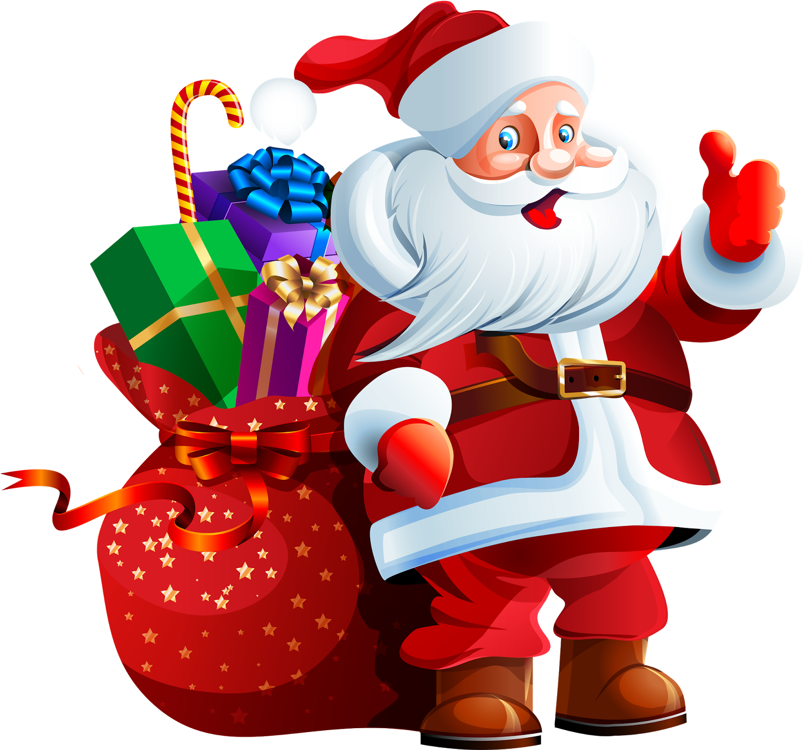 An Ancient Holiday - Christmas Santa Claus Png (1600x1500), Png Download