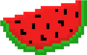 Watermelon - Deadpool Pixel (500x290), Png Download