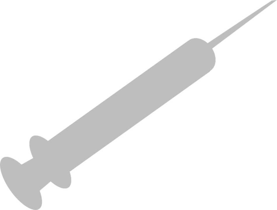 Picture Transparent Library Needle Clipart Black And - Syringe Clip Art (950x720), Png Download