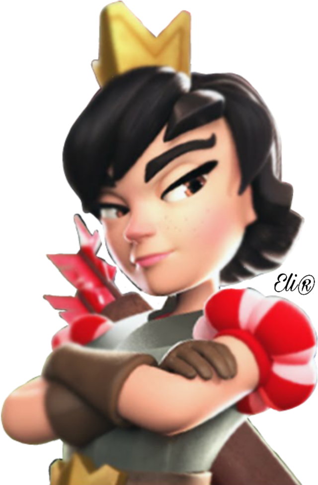 Princesa De Clash Royale Png Picsart Copyright Vectorar - Png Clash Royale Princesa (821x1001), Png Download