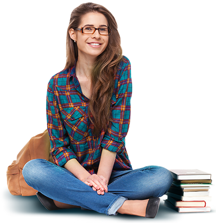 Beaccessiblefor Millions Ofaspirations - Girl Student Image Png (422x436), Png Download
