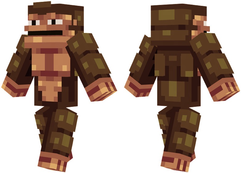 Harambe - Minecraft Skin Mr Krabs (804x576), Png Download