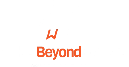 Bbb Logo White - Go Beyond (1000x350), Png Download
