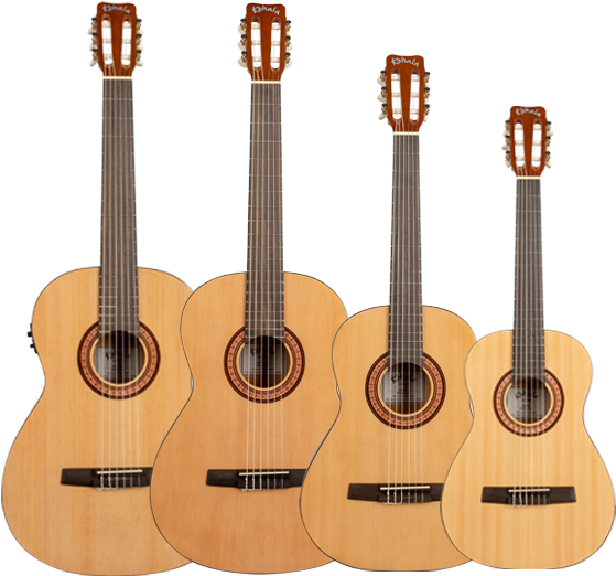 Nylon String Guitars - Kohala Ukuleles (576x560), Png Download