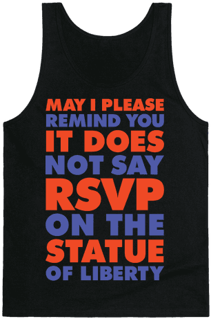 It Does Not Say Rsvp On The Statue Of Liberty Tank - No One Lifts Like Gaston (484x484), Png Download