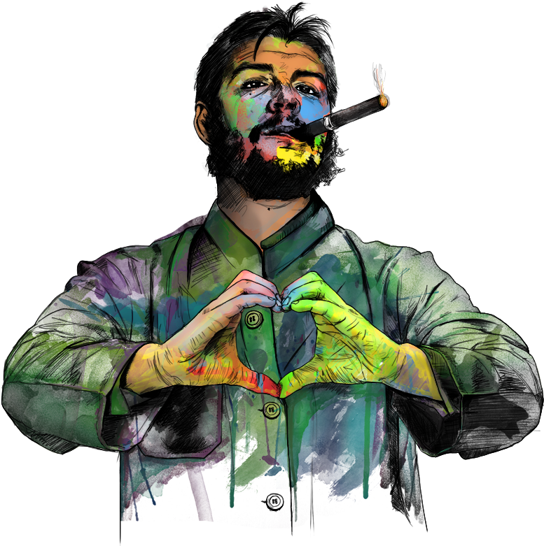 Robin Williams - Che Guevara (800x1067), Png Download