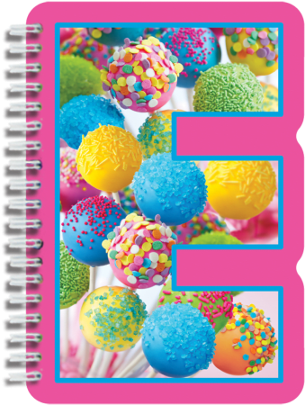 E Initial Notebook - Iscream Letter E Shaped Initial Notebook (550x550), Png Download